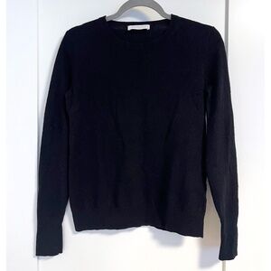 Everlane Crew Cashmere Sweater in Black Size Small